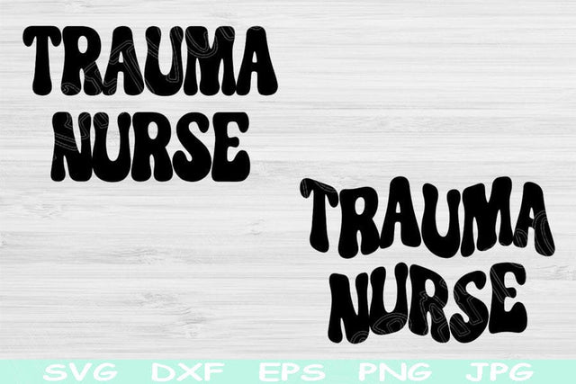 Trauma Nurse Svg Dxf Png Eps Cut Files, Er Nurse Svg, Trauma Team Svg Files For Cricut, ICU Nurse Svg Silhouette Digital Download Designs SVG TiffsCraftyCreations 