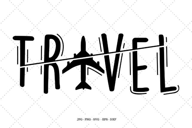 Travel Gift, Travel Clipart, Traveler's Gift, Birthday Gift, Travel Poster, Cool Gift Idea, Instant Download SVG SVG Digital Designer 