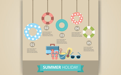 Travel Infographics – info poster, brochure cover template layout with flat design icons, other elements, and filler text SVG naemmiah021 