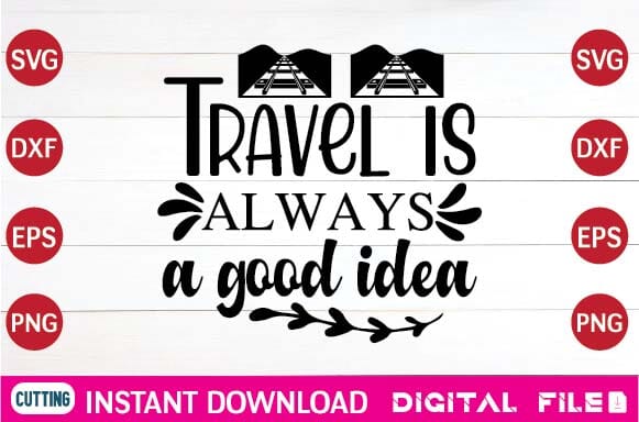 travel is always a good idea svg SVG designer krishna 