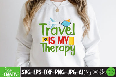 Travel Is My Therapy SVG Cute File SVG Insomnia Std 