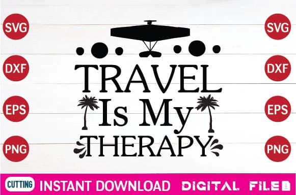 travel is my therapy svg SVG designer krishna 