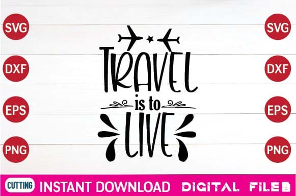 travel is to live svg SVG designer krishna 