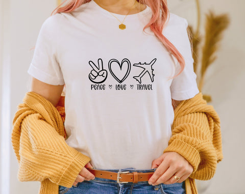 Travel Quotes SVG Bundle, 6 Designs, Travel Is My Therapy SVG, Say Yes To New Adventures SVG, Work Hard Travel Harder SVG SVG HappyDesignStudio 