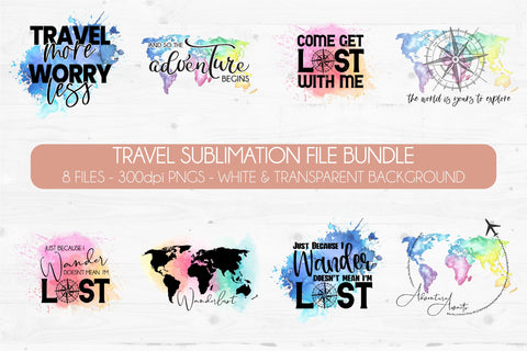 Travel Sublimation Bundle Sublimation DIYxe Designs 