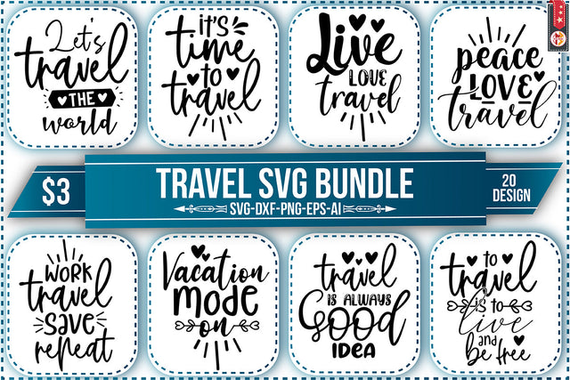 Travel SVG Bundle SVG Nbd161 