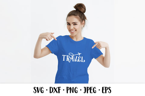 Travel SVG. Hand lettered logo design SVG LaBelezoka 