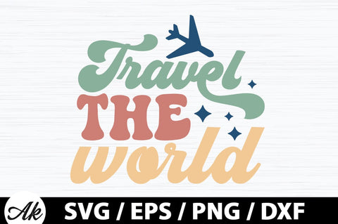 Travel the world Retro SVG SVG akazaddesign 