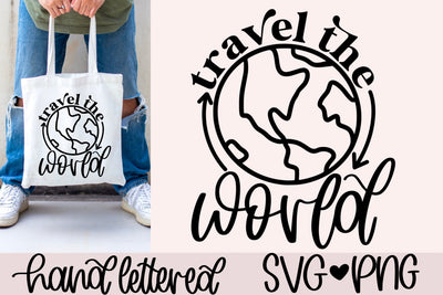 Travel the world svg, adventure svg, world map svg, travel quote svg, love to travel svg, travel mode svg, wanderlust svg,vacation shirt svg SVG AnitaAlyiaLettering 