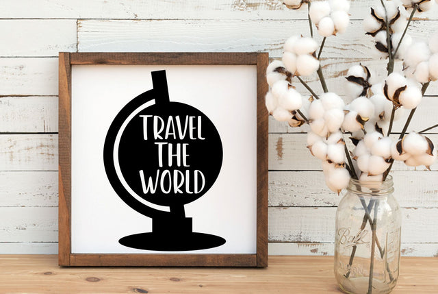 Travel The World SVG, PNG, DXF SVG RedFoxDesignsUS 