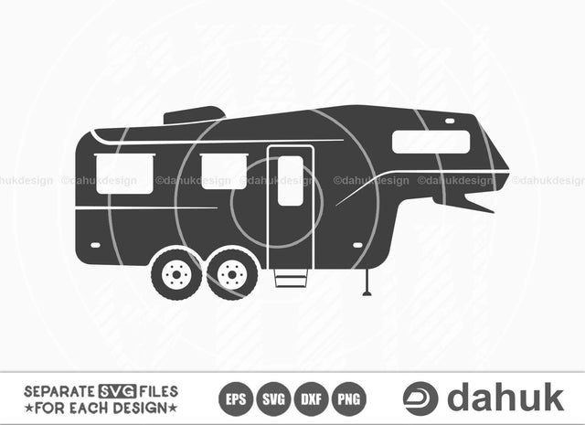 Travel Trailers SVG, Camping Vector, Caper svg, Camping car svg, Camp car, Camp car clipart, Camp Sign, Camp Trailer svg, eps, dxf, Png SVG dahukdesign 