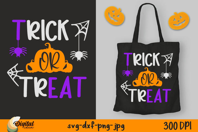 Treat Bags Halloween SVG. Halloween design Trick or Treat. SVG Evgenyia Guschina 