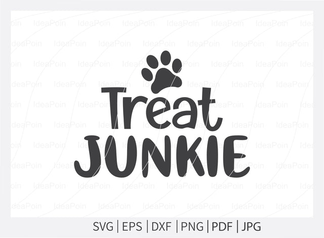 Treat Junkie svg, Dogs SVG, Dog Bandana SVG, Dog Life svg, Dog Bandana Designs, Dog Mom, Dog png, Dog jpg, Dog dxf SVG Dinvect 
