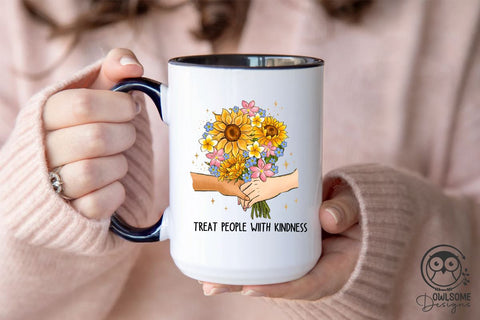 Treat People With Kindness PNG Sublimation Sublimation Owlsome.Designs 