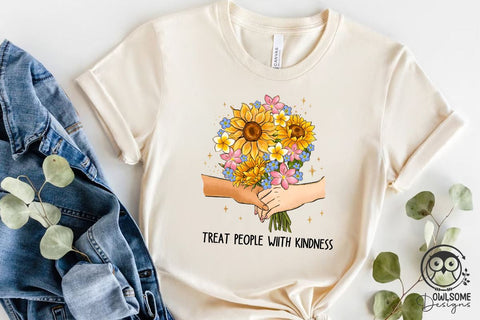 Treat People With Kindness PNG Sublimation Sublimation Owlsome.Designs 