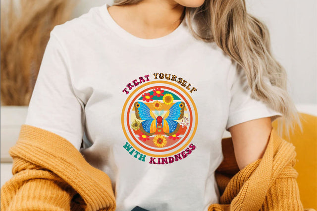 Treat yourself with kindness Sublimation SVGArt 