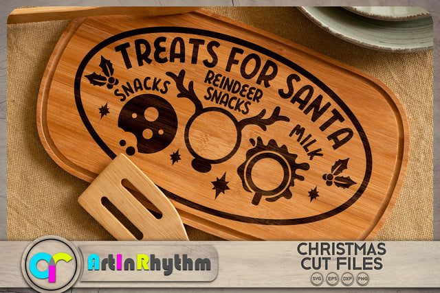 Treats for Santa SVG / Treats for Santa tray SVG SVG Artinrhythm shop 