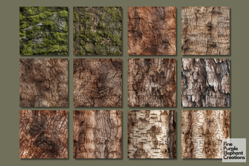 Tree Bark Texture Pattern - So Fontsy