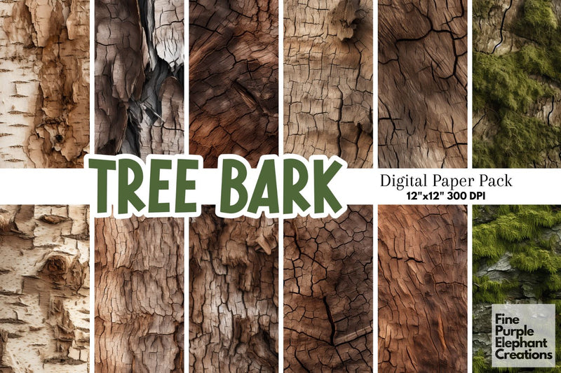 Tree Bark Texture Pattern - So Fontsy