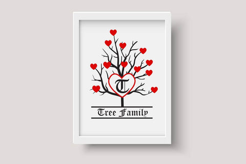 Tree Heart, tree valentine cut file svg SVG dadan_pm 