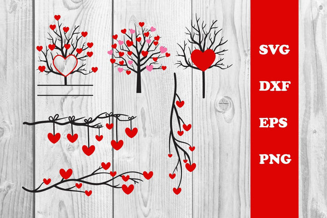 Tree Heart, tree valentine cut file svg SVG dadan_pm 
