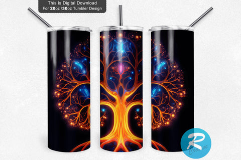 Tree of Life 20 oz / 30 oz Tumbler PNG Sublimation Regulrcrative 
