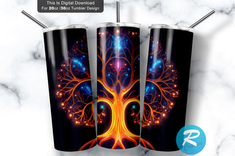 Tree of Life 20 oz / 30 oz Tumbler PNG Sublimation Regulrcrative 