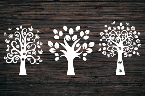 Tree Paper Cut. Paper Tree SVG. Family Tree Papercut. SVG Olga Terlyanskaya 