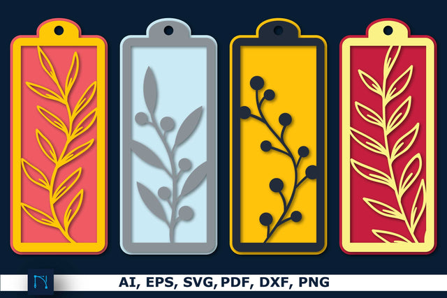 tree Papercut Bookmarks SVG File Bundle SVG MD JOYNAL ABDIN 