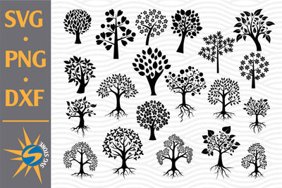 Tree Silhouette SVG, PNG, DXF Digital Files Include SVG SVGStoreShop 