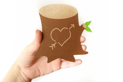 Tree Stump with Heart SVG Designed by Geeks 