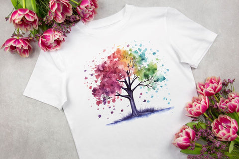 Tree Sublimation Clipart Bundle Sublimation Regulrcrative 