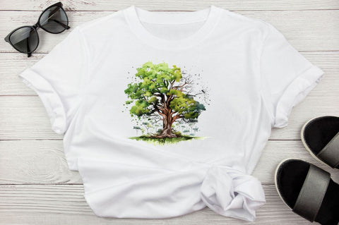 Tree Sublimation Clipart Bundle Sublimation Regulrcrative 