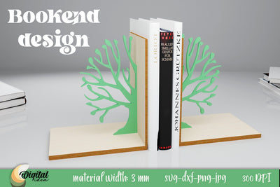 Tree SVG. Laser Cut SVG. Bookend Laser Cut SVG Design SVG Evgenyia Guschina 