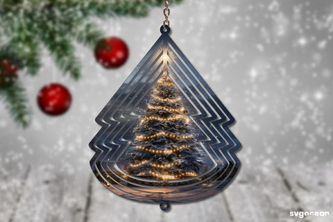 Tree Wind Spinner Canva Mockup | Editable | Easy to use Mock Up Photo SvgOcean 