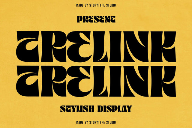 TRELINK Typeface Font Storytype Studio 