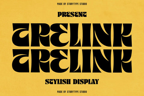TRELINK Typeface Font Storytype Studio 