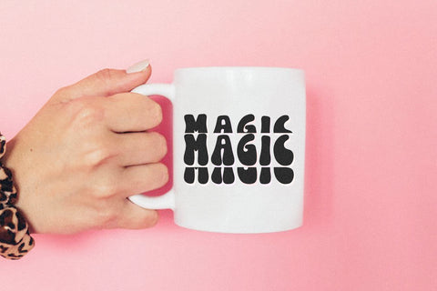 Trendy - Retro Stacked Font Font KA Designs 