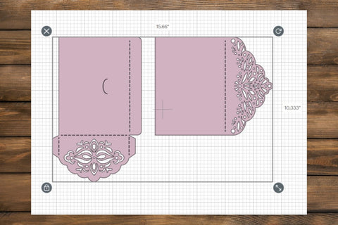 Tri Fold Wedding Invitation Template SVG SvgOcean 