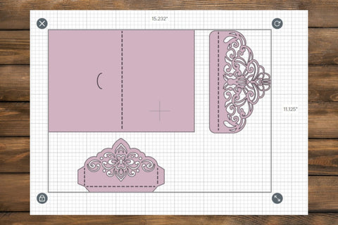 Tri Fold Wedding Invitation Template SVG SvgOcean 