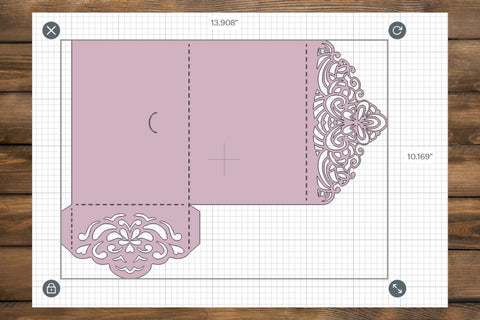 Tri Fold Wedding Invitation Template SVG SvgOcean 