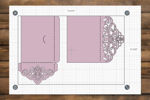 Tri Fold Wedding Invitation Template SVG SvgOcean 