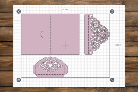 Tri Fold Wedding Invitation Template SVG SvgOcean 