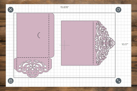 Tri Fold Wedding Invitation Template SVG SvgOcean 