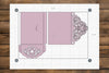 Tri Fold Wedding Invitation Template - So Fontsy