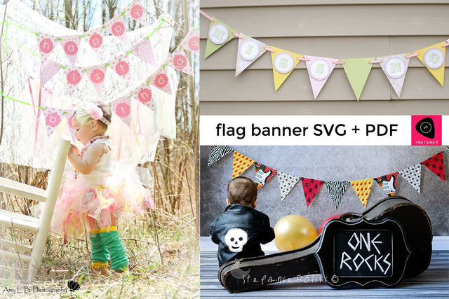Triangle Flag Banner SVG Risa Rocks It 