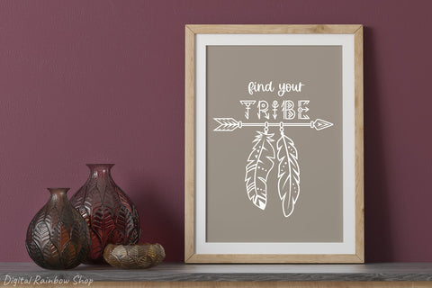 Tribal arrow, boho svg, native american indian svg SVG Digital Rainbow Shop 