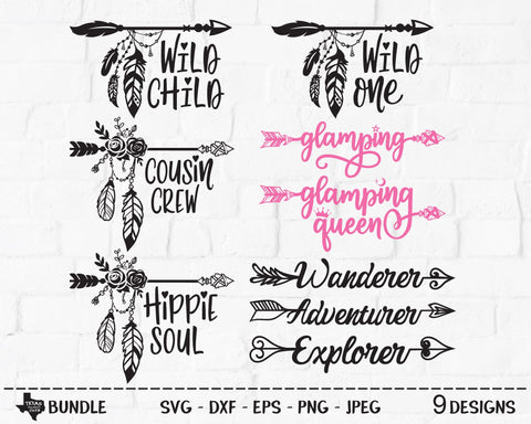 Tribal Arrow Bundle | Outdoor SVG SVG Texas Southern Cuts 