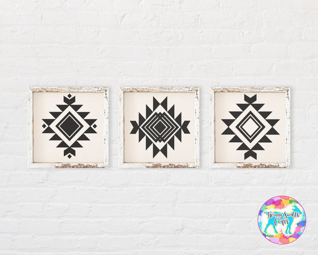 Tribal Aztec Shapes - SVG bundle SVG Twiggy Smalls Crafts 