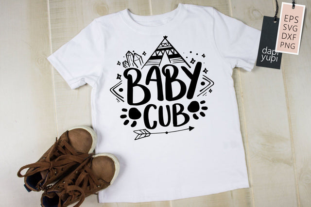 Tribal Baby Cub SVG dapiyupi store 